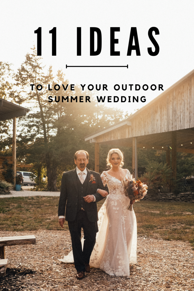 Outdoor summer wedding ideas to love